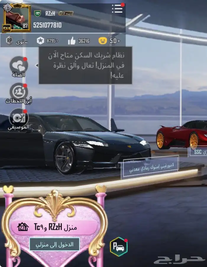 حساب ببجي العالمية لفل 87 4