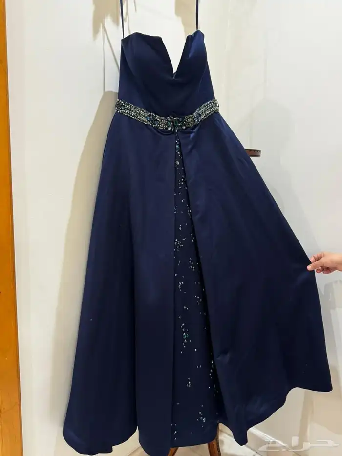 فستان لونه كحلي للبيع 0