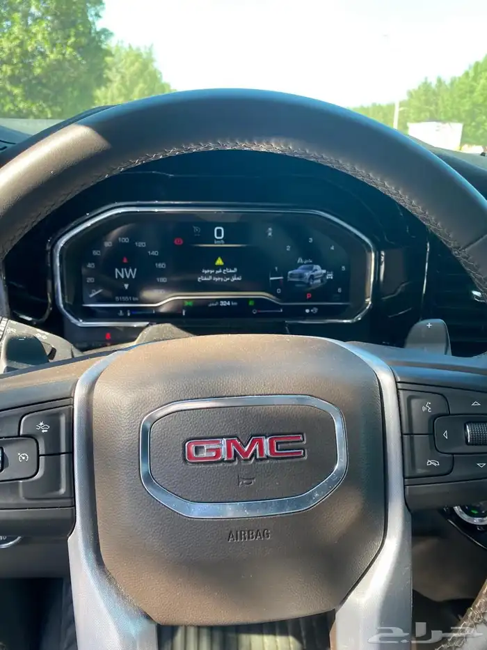 جمس سييرا 2024 اسود الفيشن gmc 2