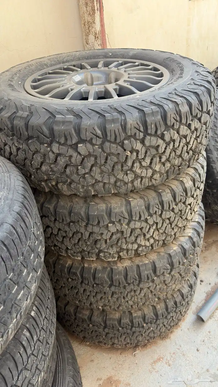 كفرات بف قدرش وجنوط برايد شبه جديد 1