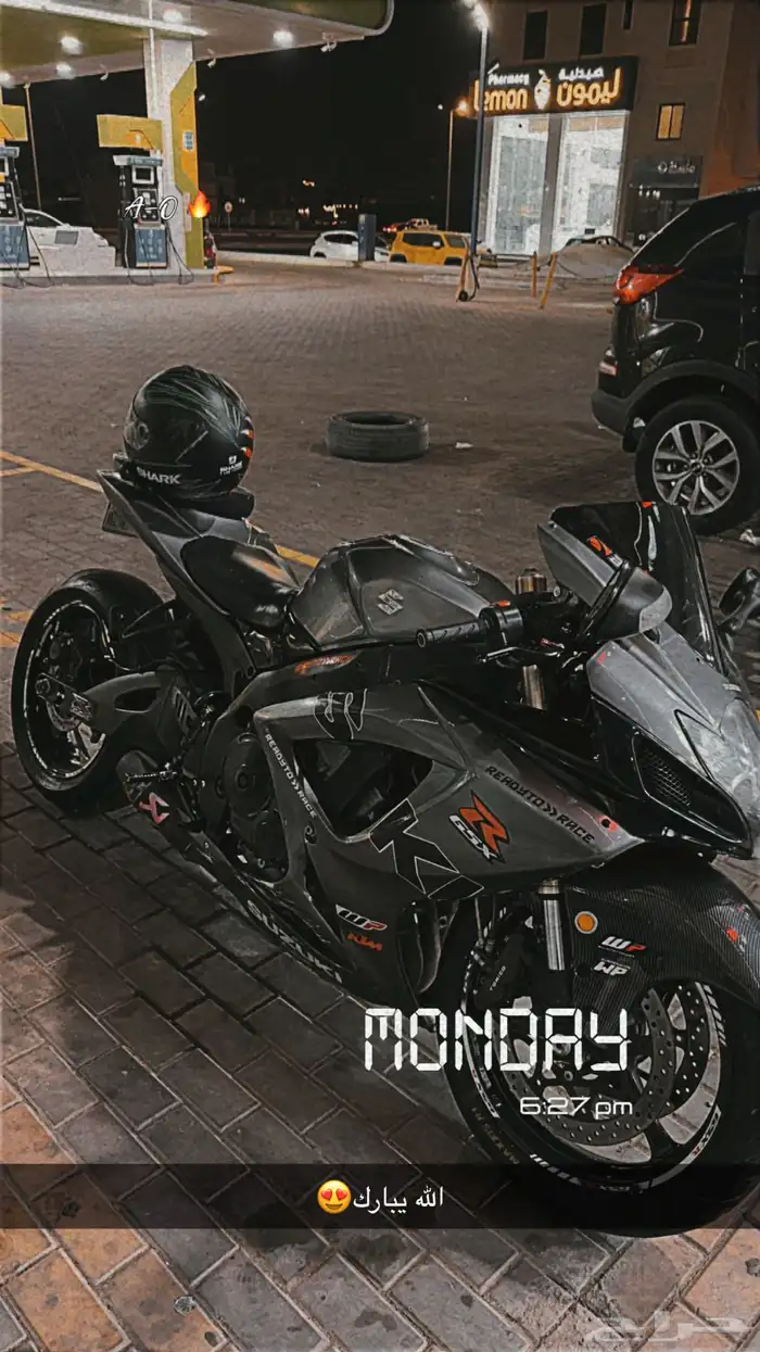 دباب ريس سوزوكي 600 2007 ممشى قليل 1