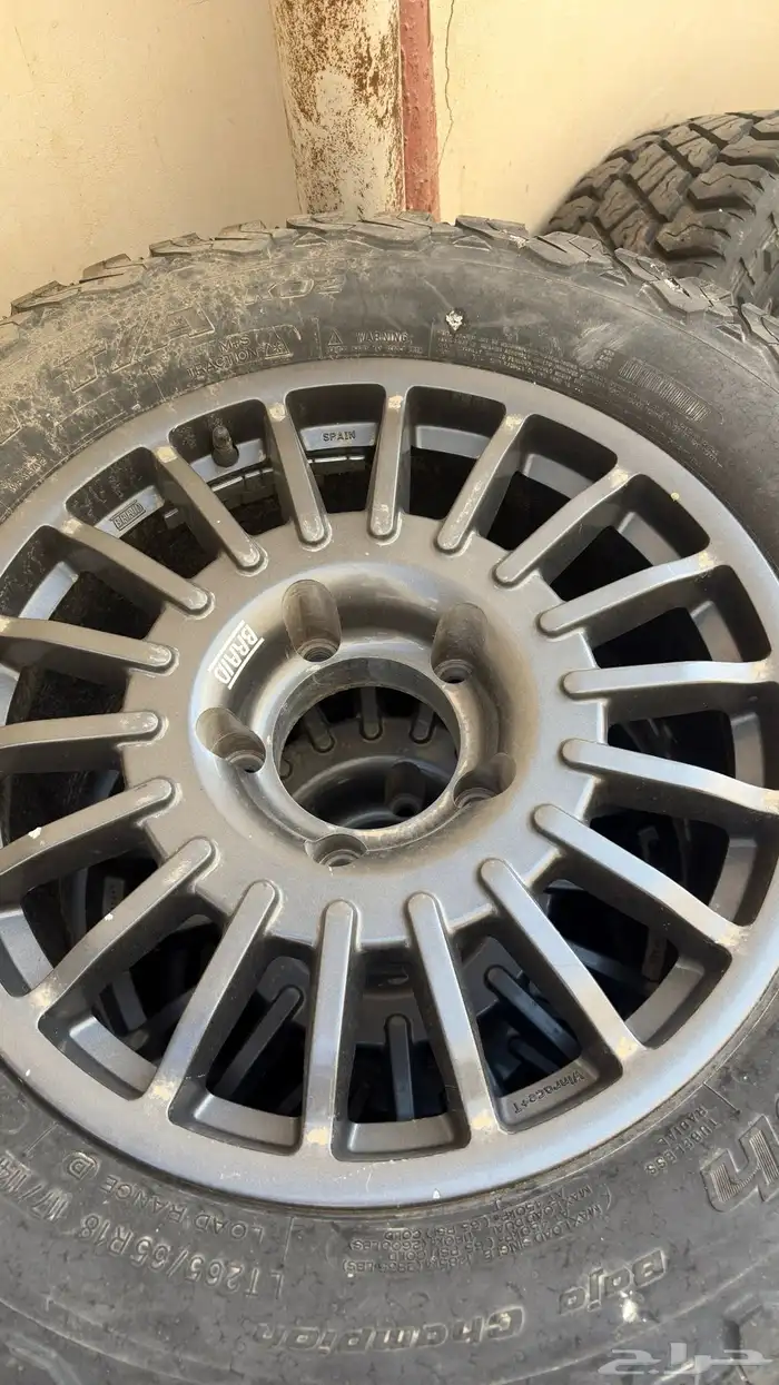 كفرات بف قدرش وجنوط برايد شبه جديد 0