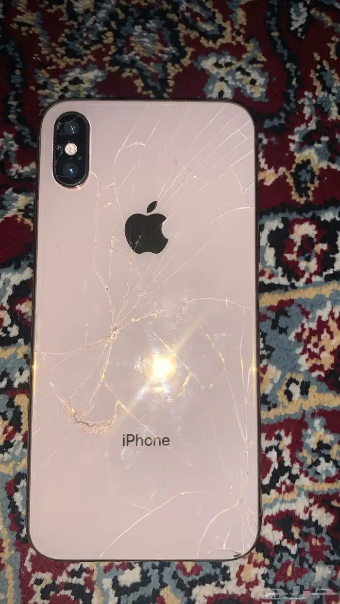 ايفون Xsخرده بس كل شي شغال إلى الشاشه 6