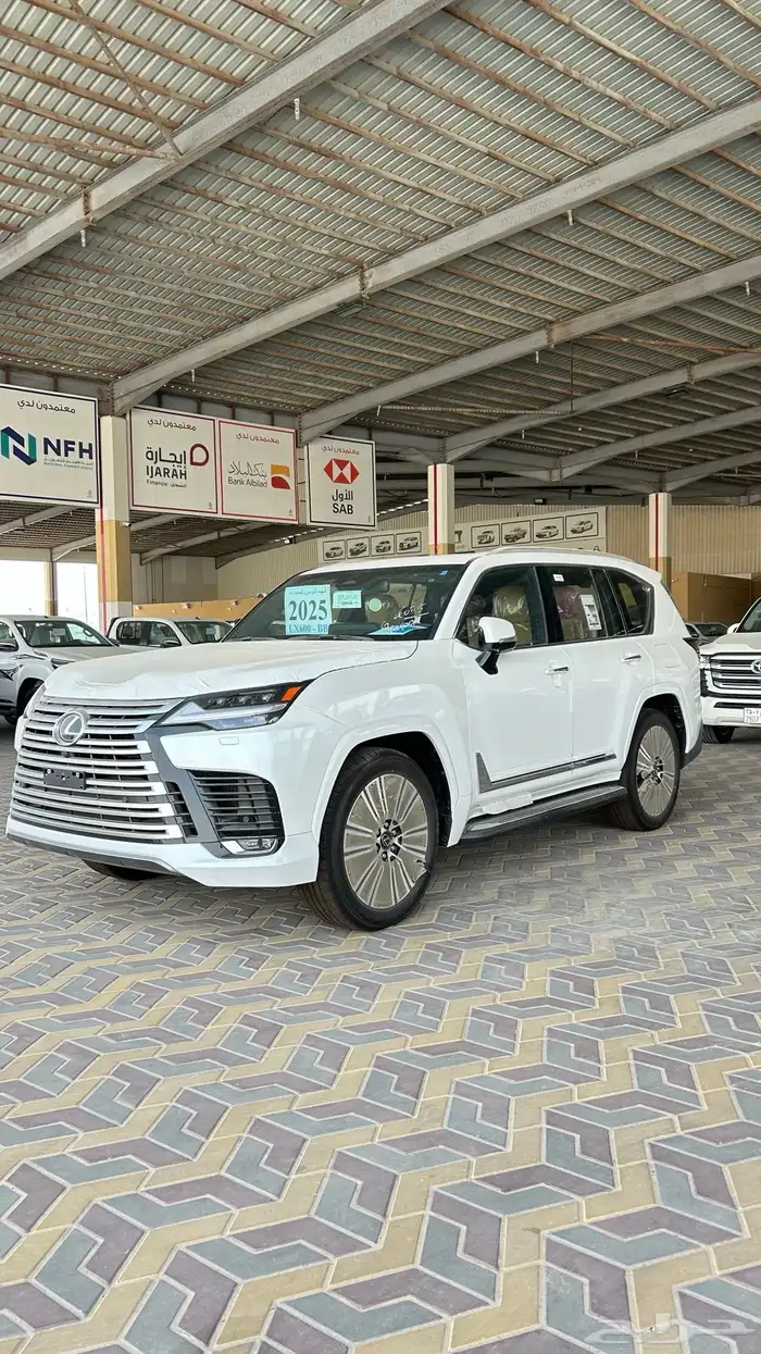 لكزس LX600BB سعودي أبيض جملي 2025 (بأقل سعر ) 0