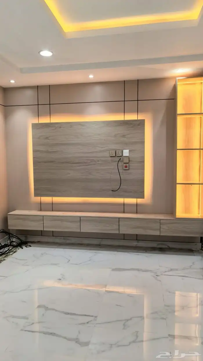 ديكورات شيبورد ارفف خشبيه 1