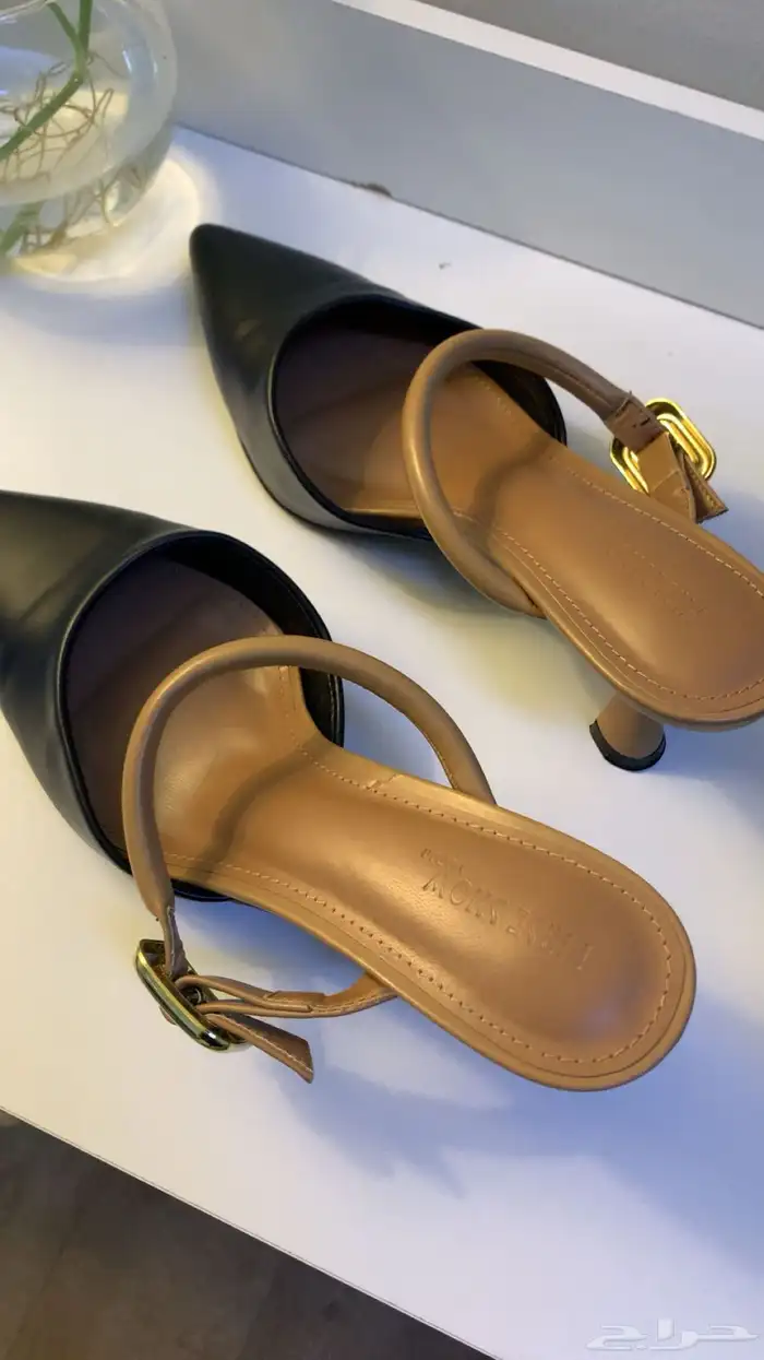 طقم شنطة و كعب نسائي براند معروف 4