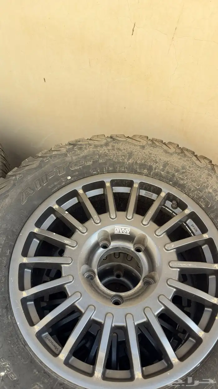 كفرات بف قدرش وجنوط برايد شبه جديد 4