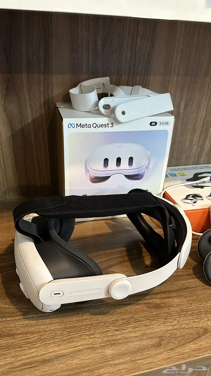 ميتا كويست 3 جديده بضمانها 4K ذاكره 512 مع اضافات 3