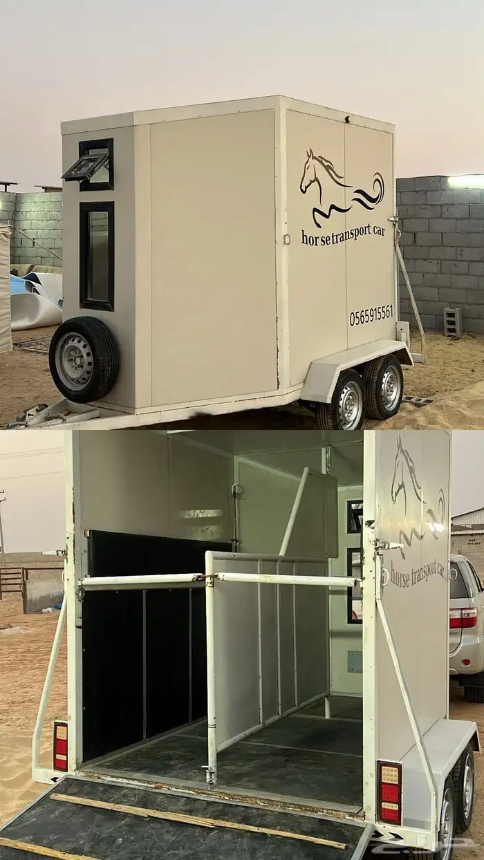 متوفر عربه لنقل الخيل 0