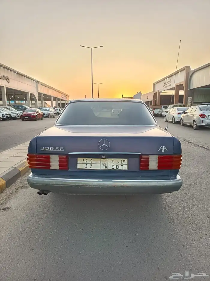 مرسيدس 86 يحمل رقم مميز 5