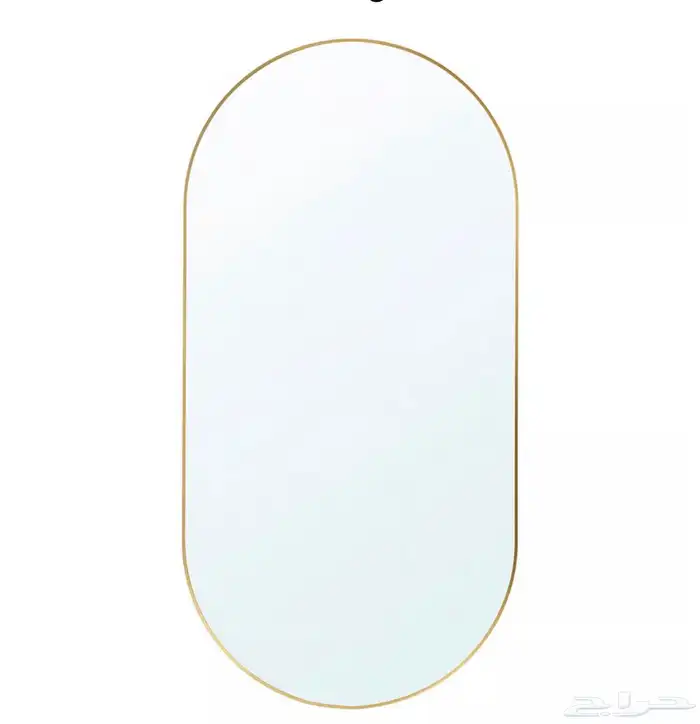 مرايا ذهبي ايكيا مستعمله نظيفه جدا 1