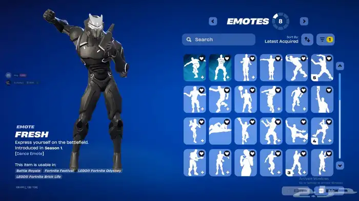 حساب فورتنايت سكلتون بنفسجي 2