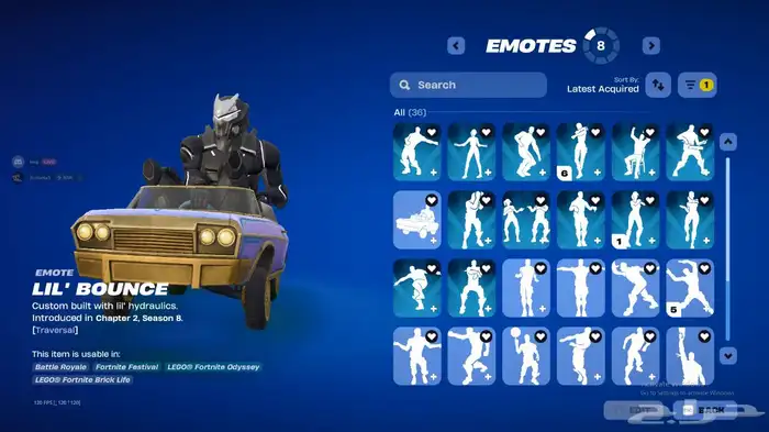 حساب فورتنايت سكلتون بنفسجي 3