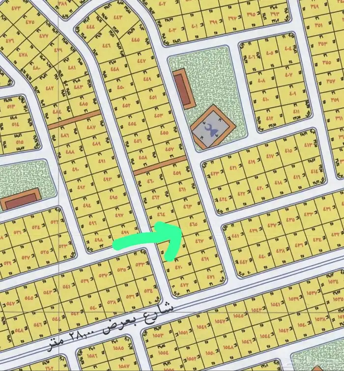 ارض للبيع - حي الوداد 250 الف 1