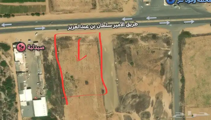 فرصة استثمارية ارض بصك الكتروني للايجار طريق جازان ابوعريش 2