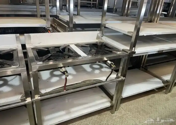 تفصيل طاوله رفوف مداخن مغاسل تجهيز مطاعم استانلس استيل 71