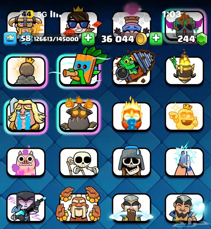 حساب كلاش رويال 11