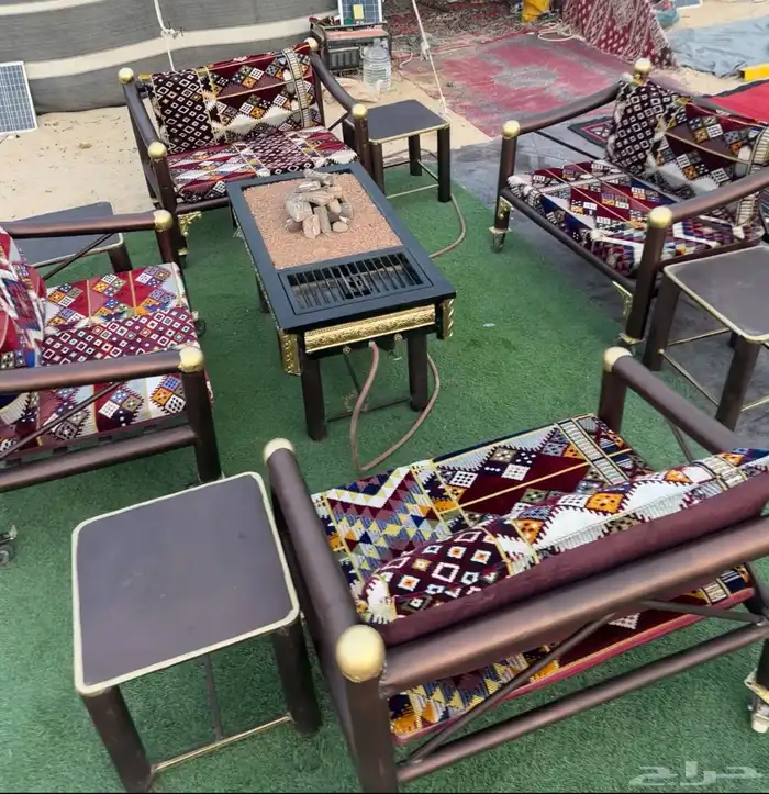 طريق ابو حدرية كراسي خارجية حديد 0