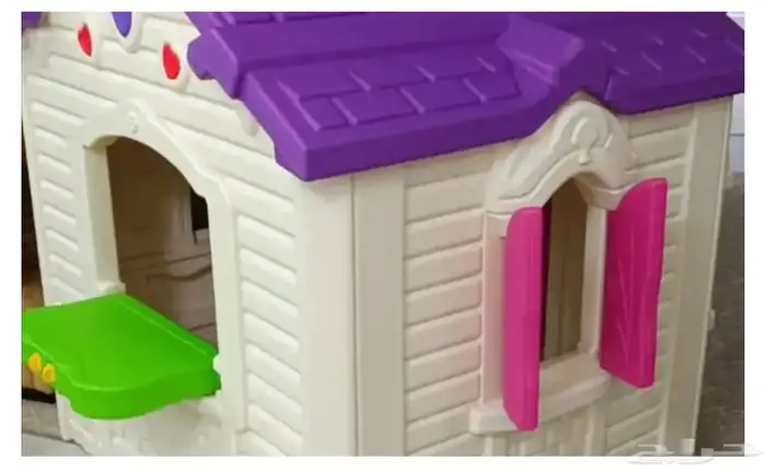 كوخ اطفال مع زحلقه للبيع 1