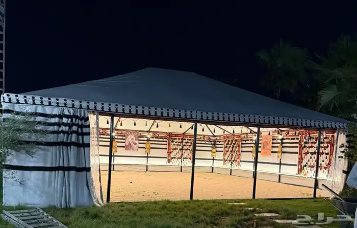 بيوت شعر جديدة ابيض واسود جميع المقاسات وخيم 8