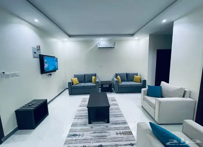 شقق فندقية غرفتين وصالة للإيجار الشهر 5