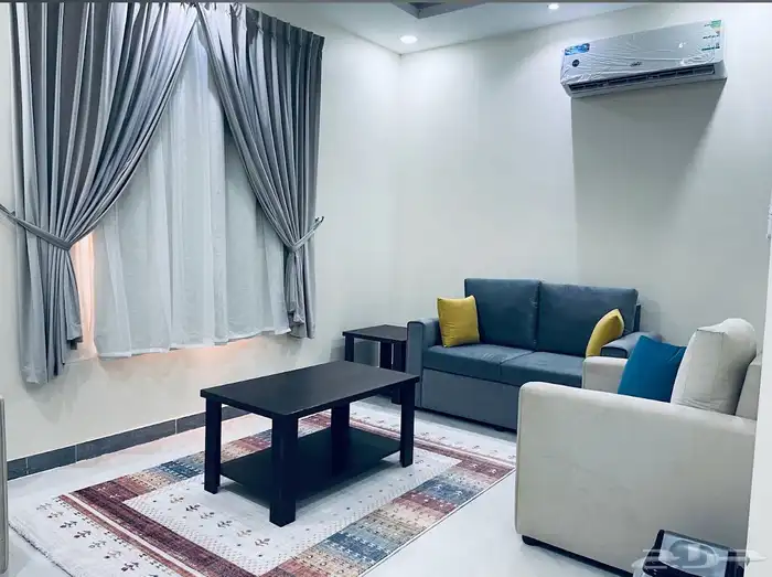 شقق فندقية غرفتين وصالة للإيجار الشهر 1