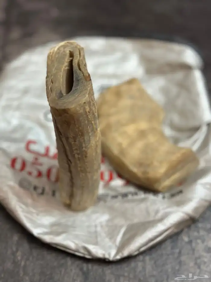 قطعتين قرن جاموس طبيعي للي يبي يقصها 4