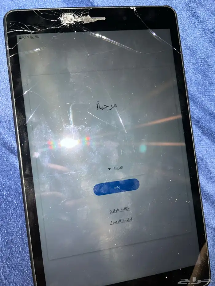 تابلت جلكسي 8 مديل 2018 كاميرا اماميه مكسوره مع الشاشة 1