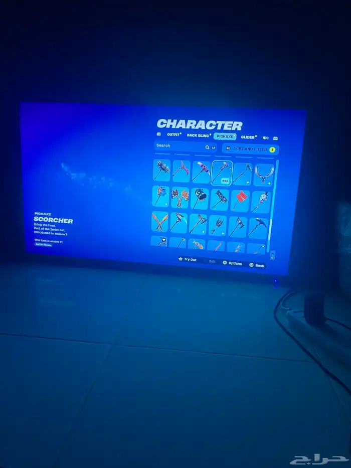 حساب فورت نايت للبيع اكس نعانع و 127 سكن 7