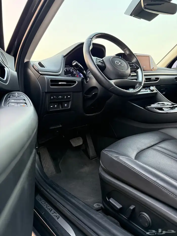 سوناتا 2021 فل كامل بدون بنورما بحالة الوكاله للبيع 17