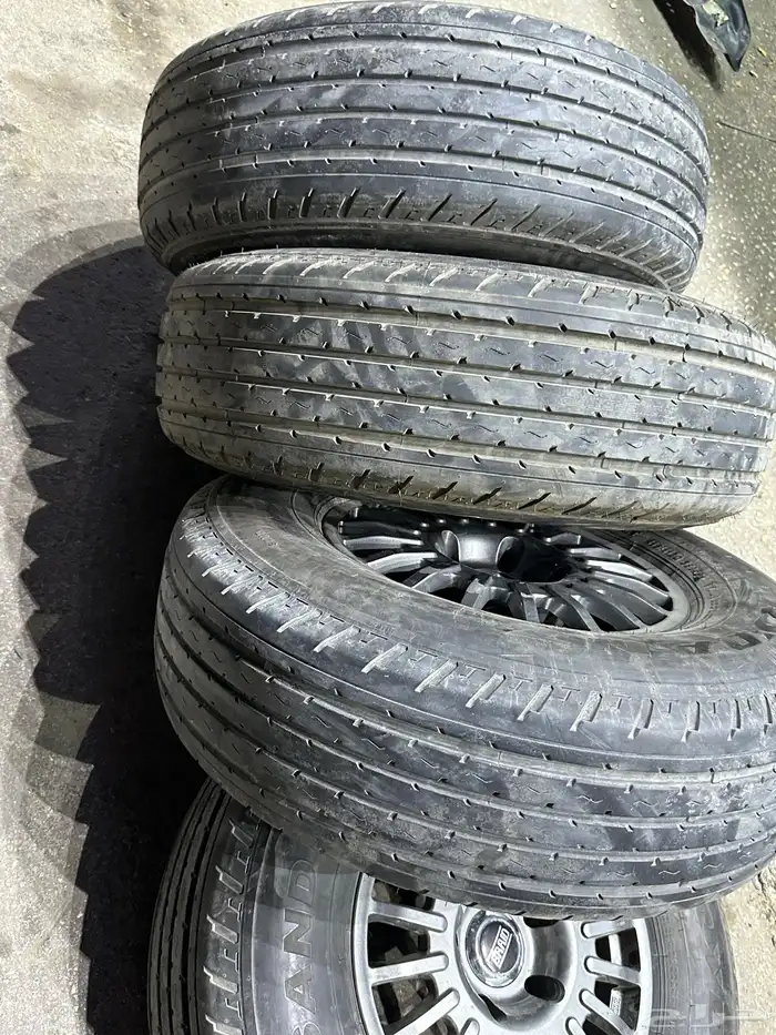 كفرات شاهين مع جنوط برايد خمسه مسمار مقاس 17 12