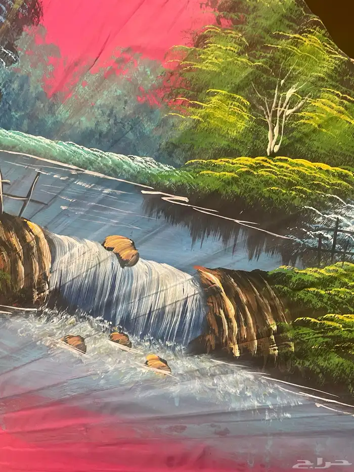 Hand-painted wall fan مرسومة يدويا على مروحة 3