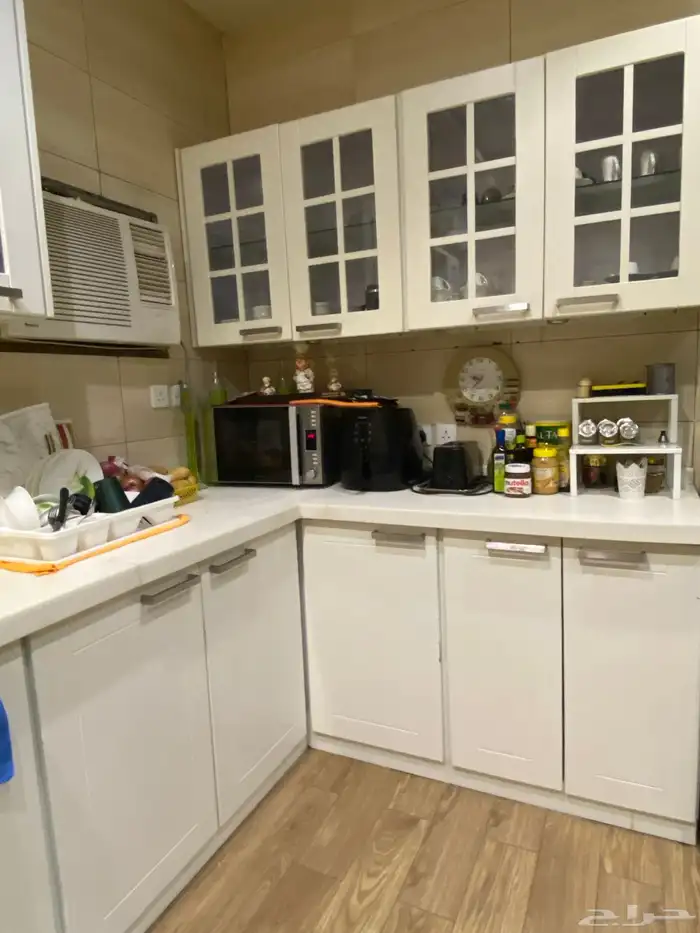 بيع اثاث مطبخ دولاب مطبخ خشب كامل و ثلاجه وبتوجاز كهربائي 6