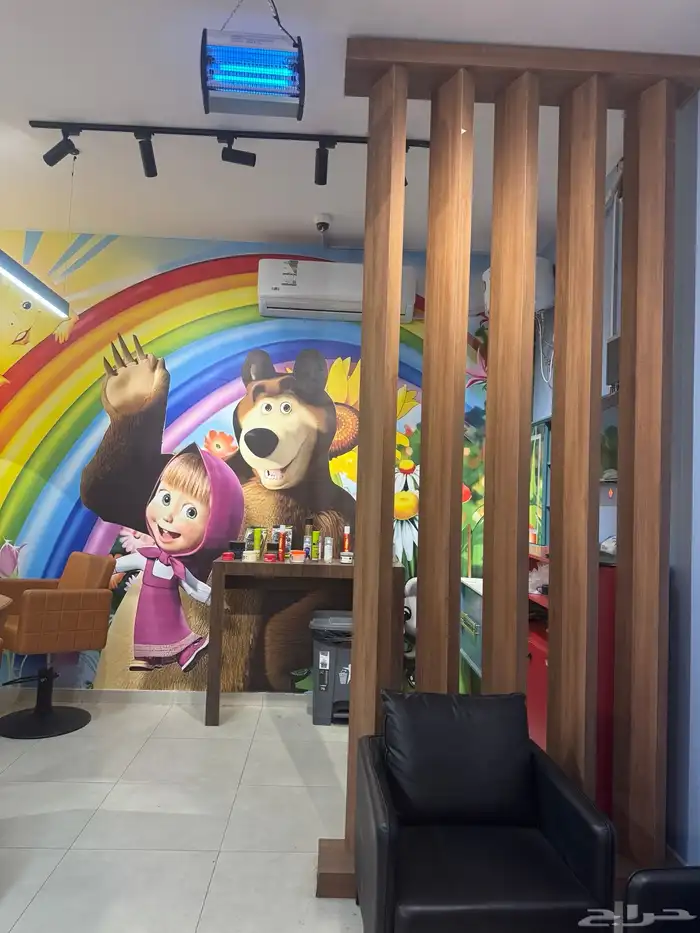 فرصه للتقبيل محل صالون حلاقه مخصص للأطفال ( أولاد بنات) 6
