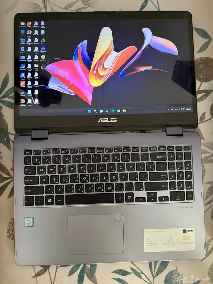 لاب توب ASUs تاتش وفيه بصمه 7