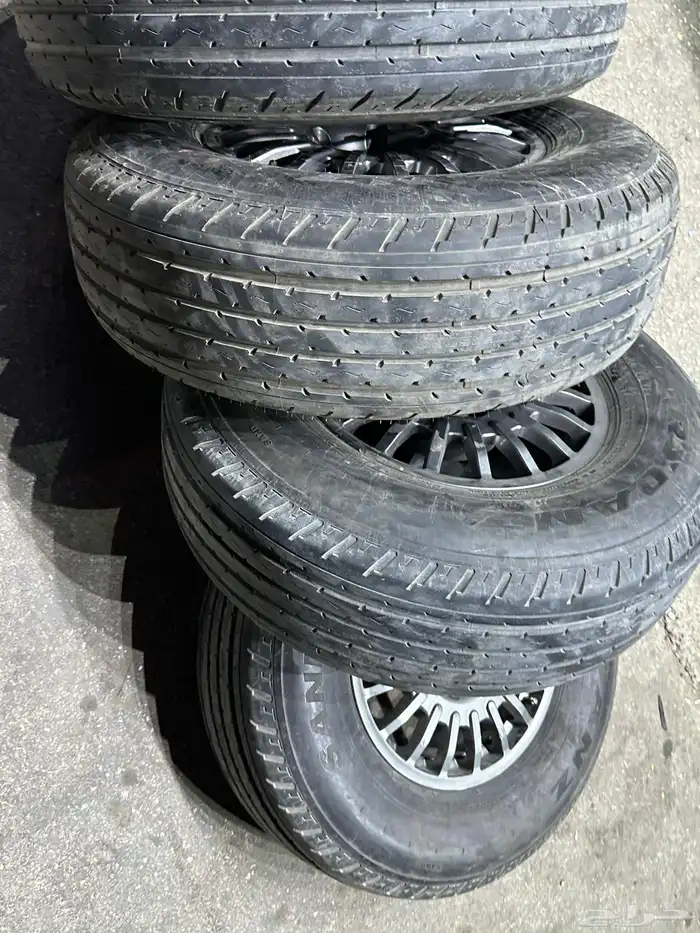 كفرات شاهين مع جنوط برايد خمسه مسمار مقاس 17 11