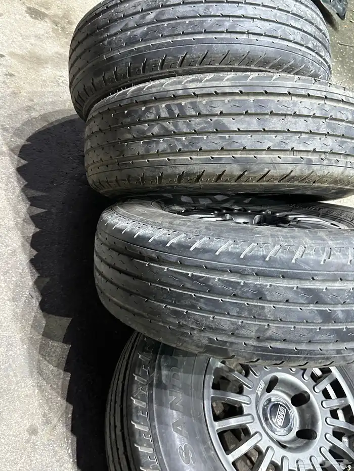 كفرات شاهين مع جنوط برايد خمسه مسمار مقاس 17 20