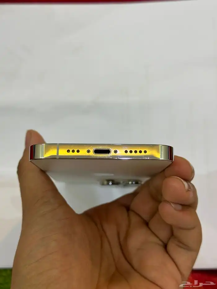 ايفون 13 برو ابيض 256قيقا بطارية78 4