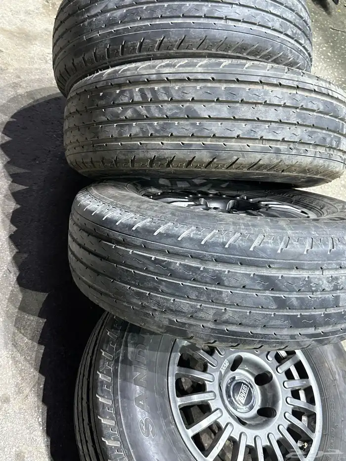 كفرات شاهين مع جنوط برايد خمسه مسمار مقاس 17 13