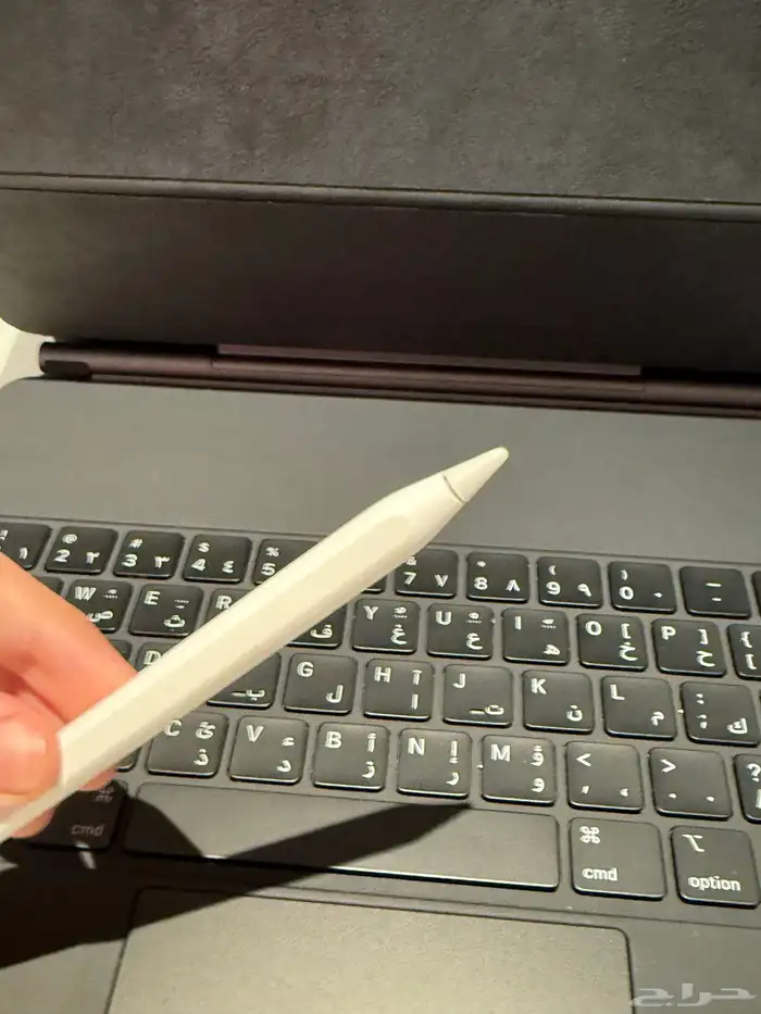كيبورد ايباد برو 12.9 مع قلم ابل شبه جديد استعمال خفيف 5