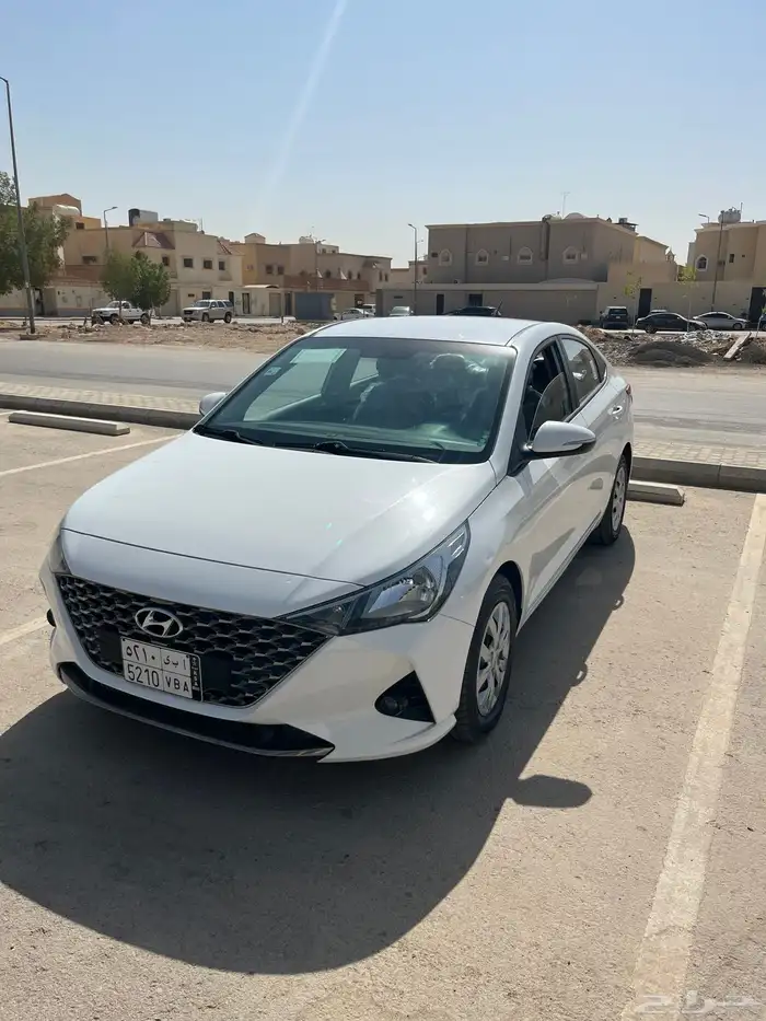 هونداي اكسنت 2022 خليجي بطاقه جمركيه مكينه 1600 ماشيه 40 15