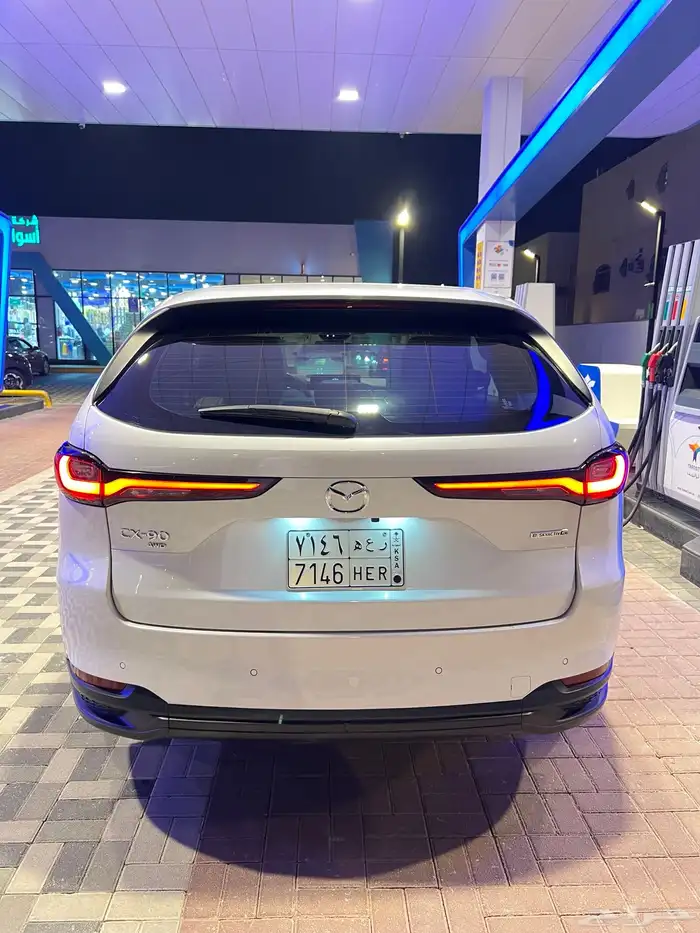 مازدا CX90 كور استخدام نظيف جدا ابيض 6