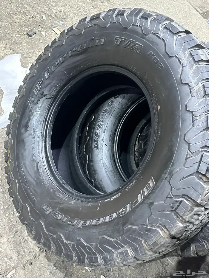 كفرات بي اف امريكي نص حجري مقاس 315 70 17 16