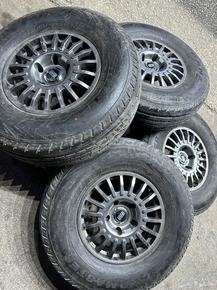 كفرات شاهين مع جنوط برايد خمسه مسمار مقاس 17 7