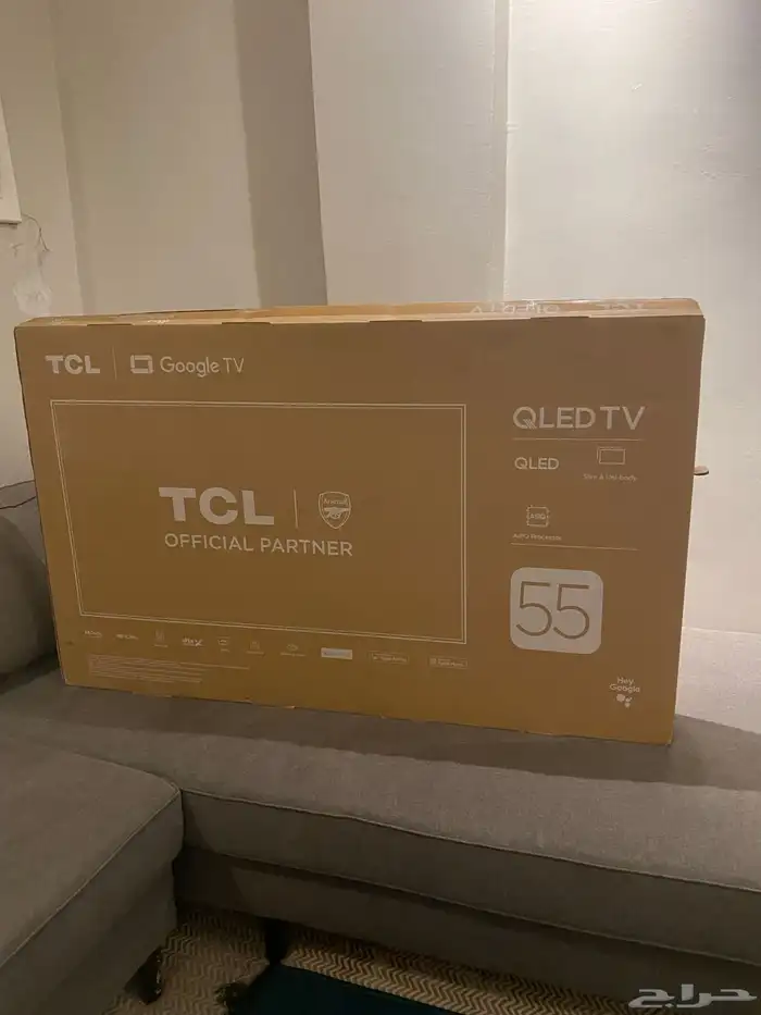 للبيع شاشة tcl 55 بوصه جديده 0