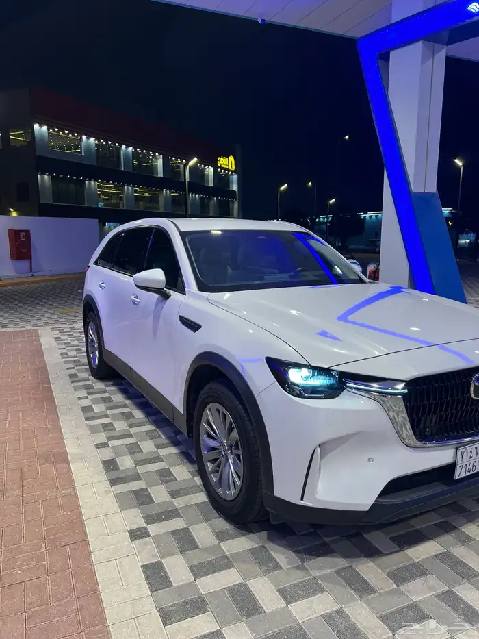مازدا CX90 كور استخدام نظيف جدا ابيض 10