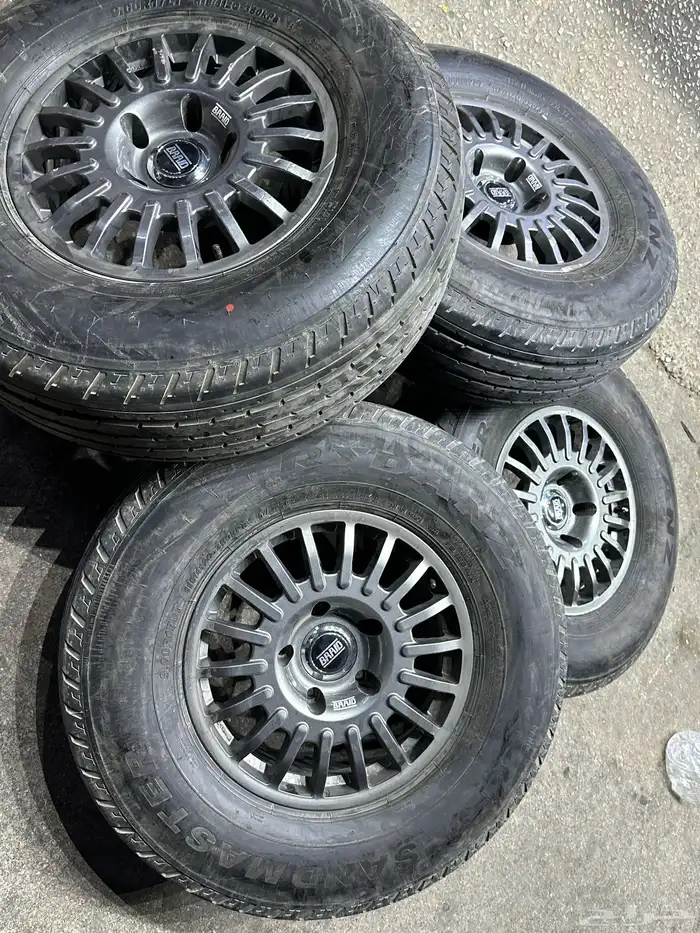 كفرات شاهين مع جنوط برايد خمسه مسمار مقاس 17 0