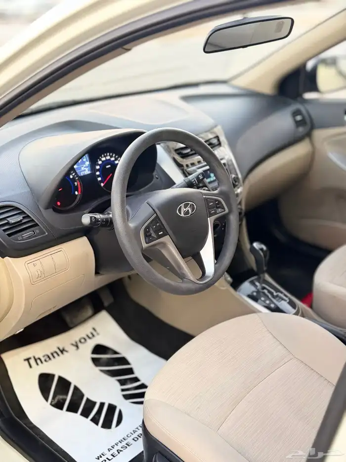 هونداي اكسنت 2016 - مخزن نص فل عداد 27 الف كيلو فقط 10