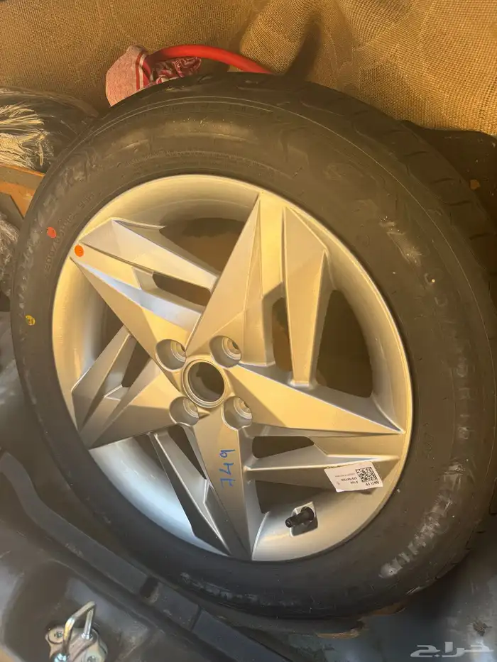 للبيع جنط اكسنت موديل 2025 وكاله الاسبير ما انفك نهائي 0