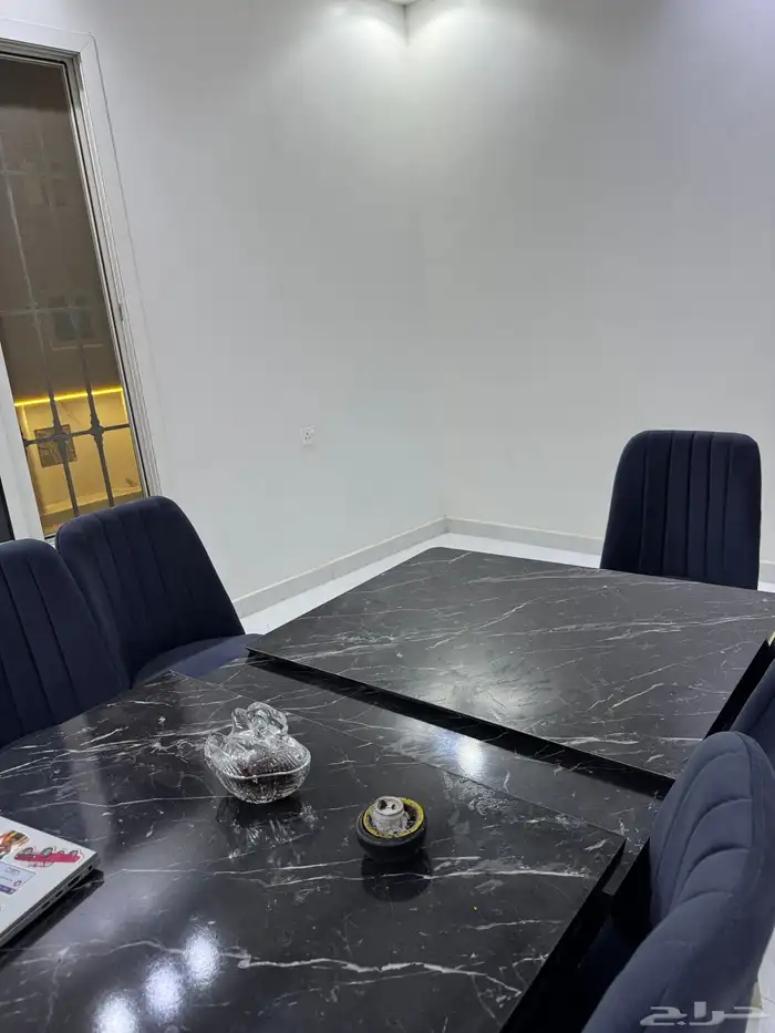 طاولة طعام 6 كراسي مستعملة - قابلة للطي تصغير وتكبير 3